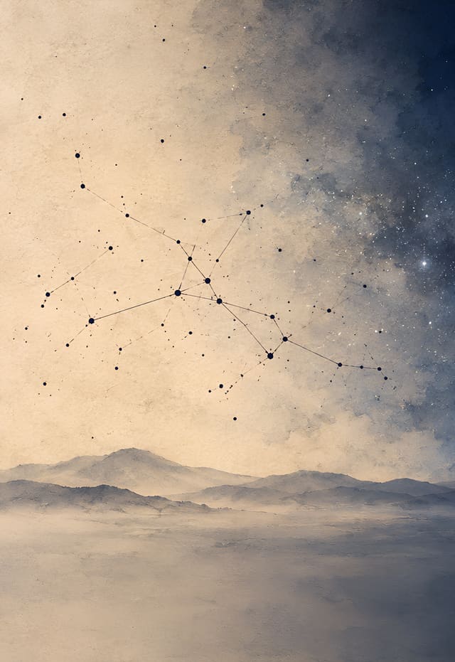 星圖化成真正的夜空，iPhone Duo 外螢幕桌布，圖上沒有文字