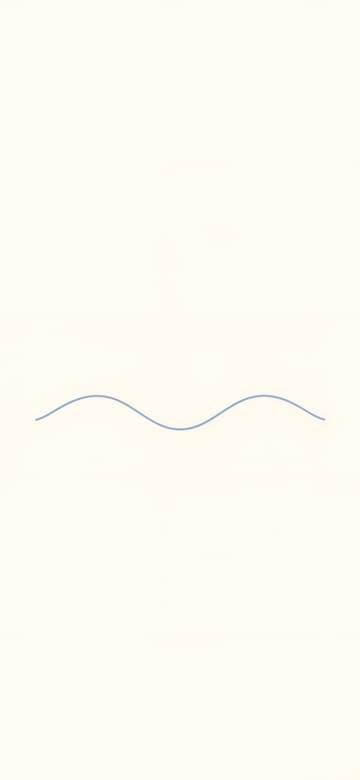 ひとすじの波線（スマホ壁紙、文字なし）