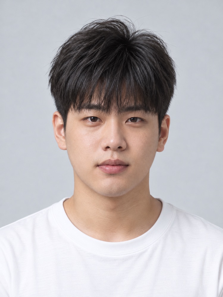 鵝蛋臉・21 歲剪氣墊燙