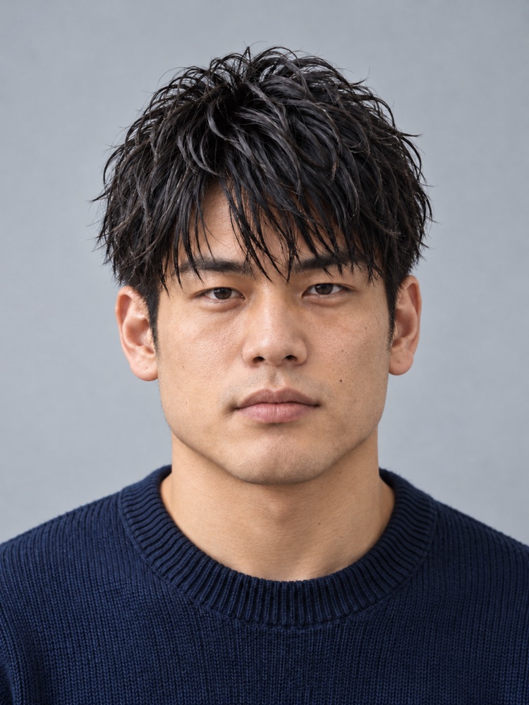 方臉・28 歲剪束感燙