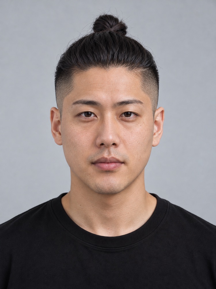 鵝蛋臉・34 歲剪武士頭