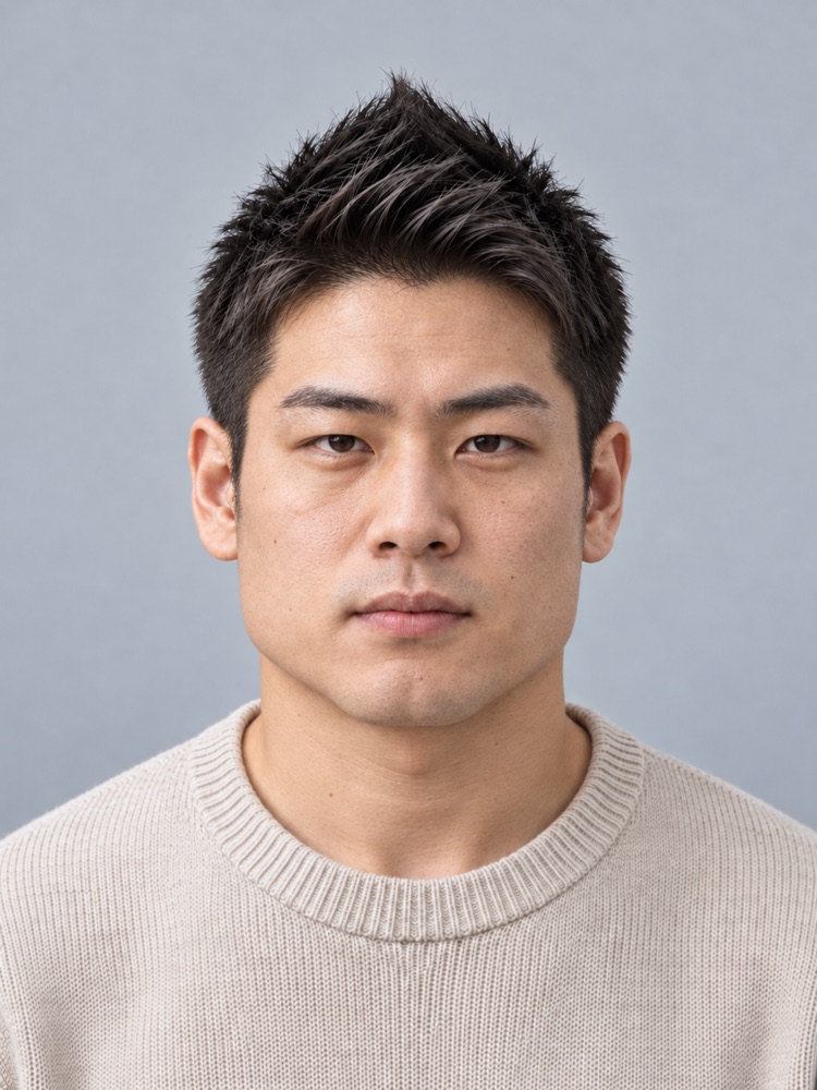 方臉・30 歲剪軟莫西干