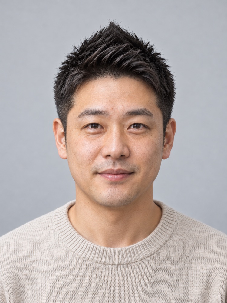 鵝蛋臉・34 歲剪軟莫西干