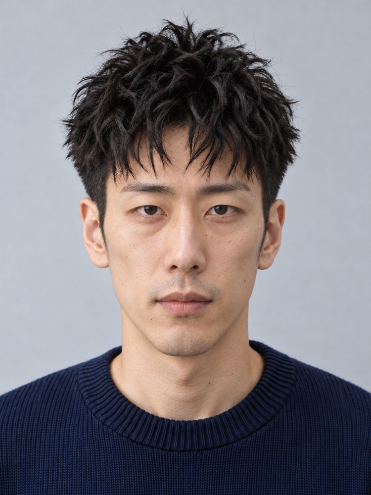 長臉・33 歲剪鋼夾燙