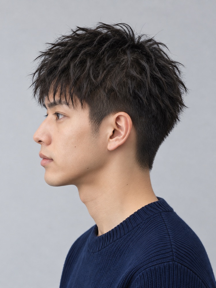 細軟髮・髮量少・19 歲剪鋼夾燙