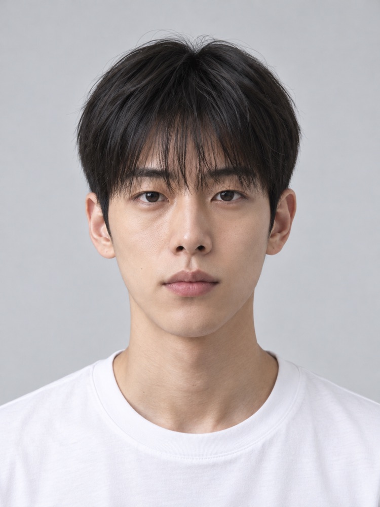 長臉・24 歲剪空氣瀏海・男