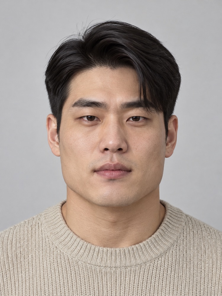 方臉・29 歲剪三七分