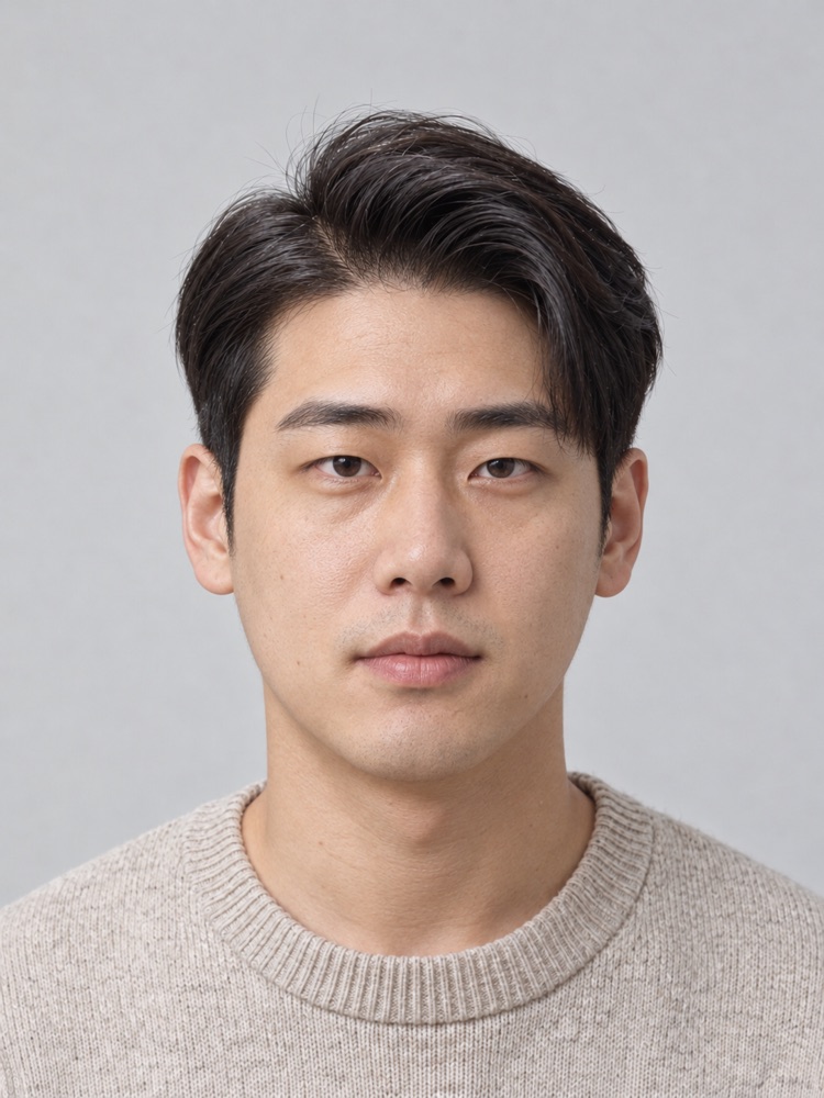 鵝蛋臉・33 歲剪三七分