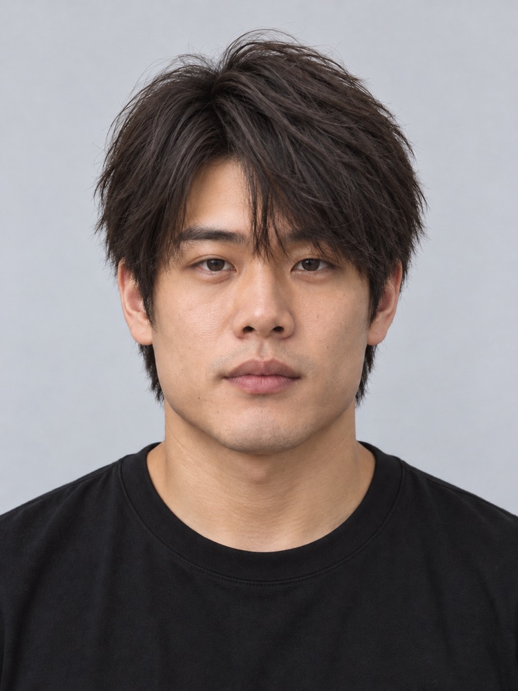 方臉・28 歲剪男生層次剪