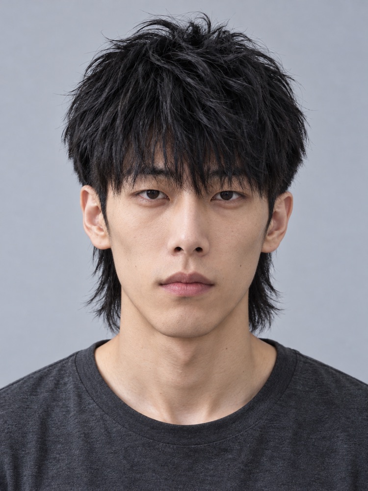 長臉・24 歲剪男生狼尾頭