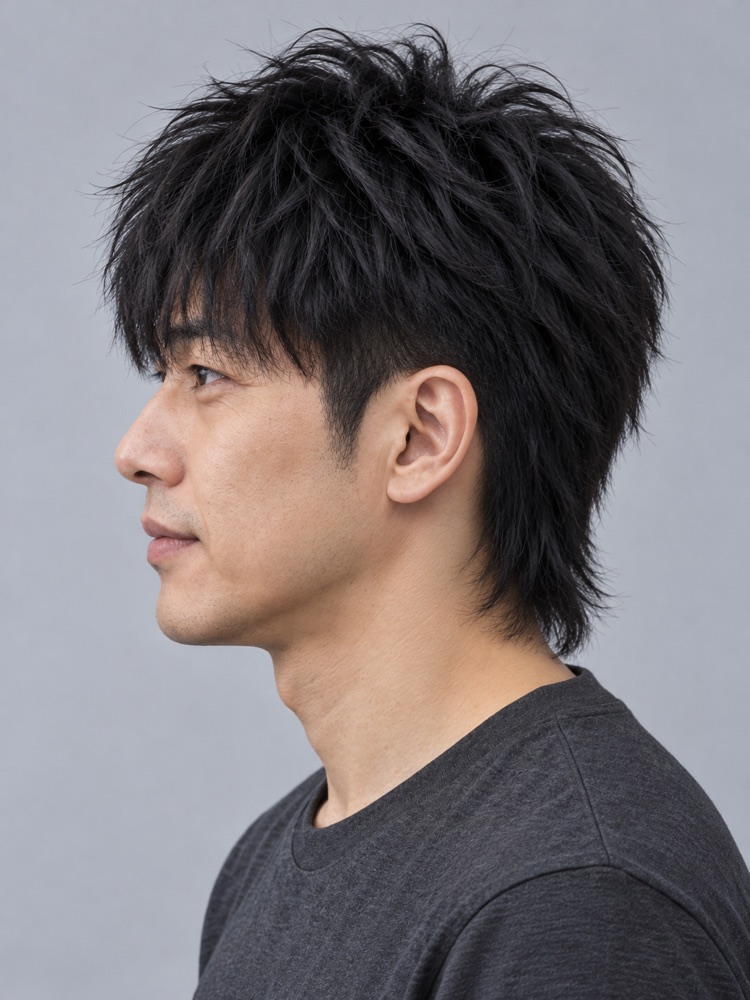 上班族・41 歲剪男生狼尾頭