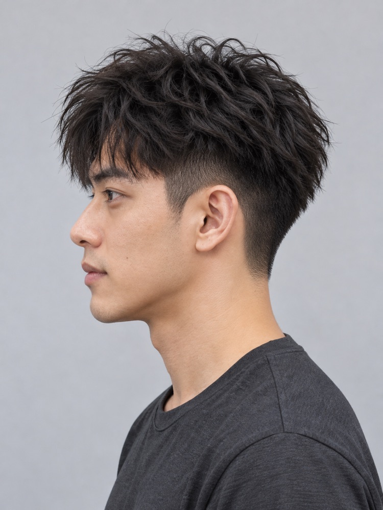 紋理燙側面