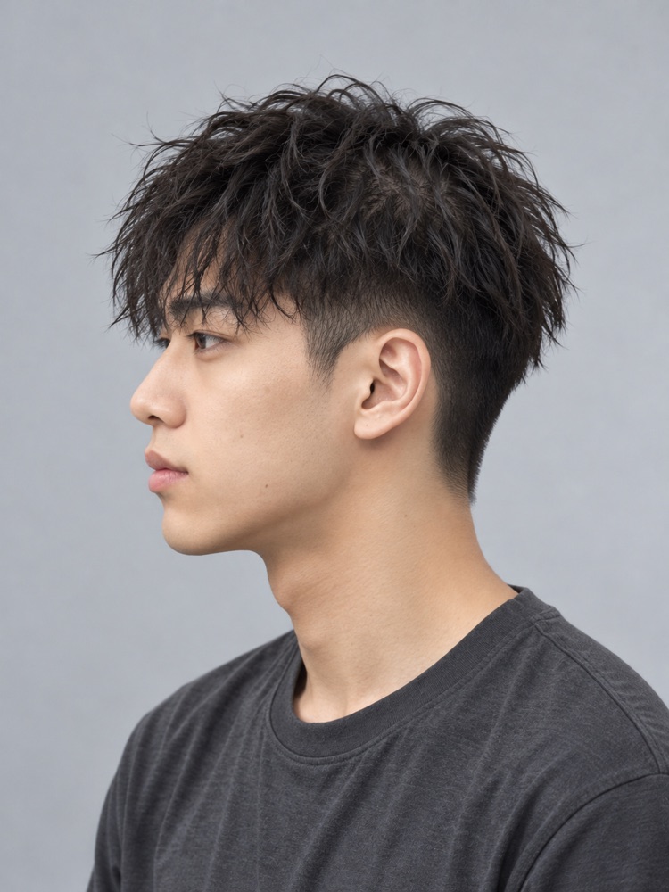 細軟髮・髮量少・19 歲剪錫紙燙