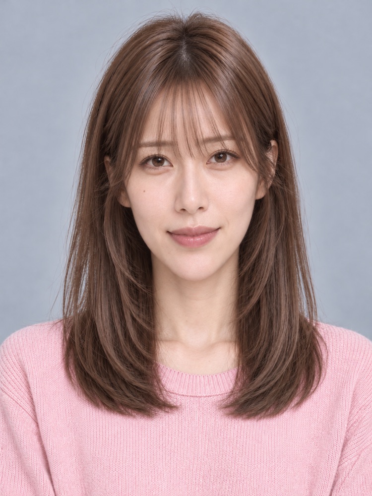 長臉・高額頭・30 歲剪空氣瀏海