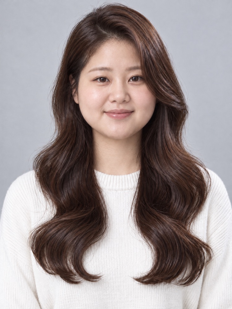 圓臉・27 歲剪韓系大波浪