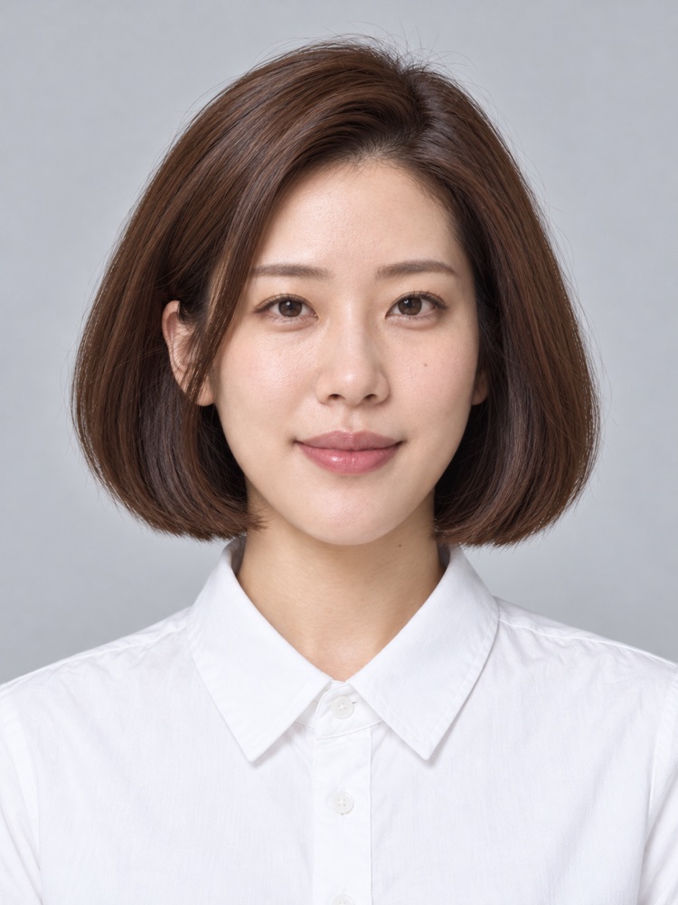 髮量多・髮質硬・30 歲剪鮑伯頭