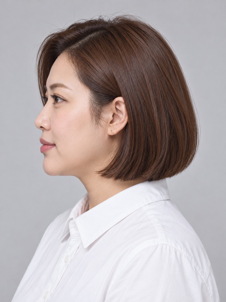 脖子短・37 歲剪鮑伯頭
