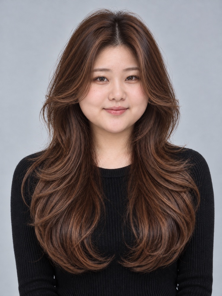 圓臉・25 歲剪蝴蝶剪