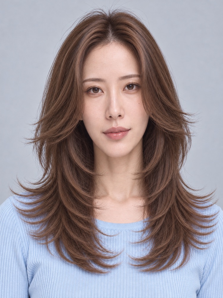 長臉・高額頭・33 歲剪羽毛剪