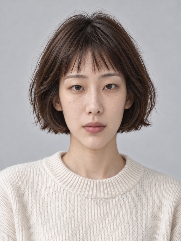 長臉・28 歲剪法式短鮑伯