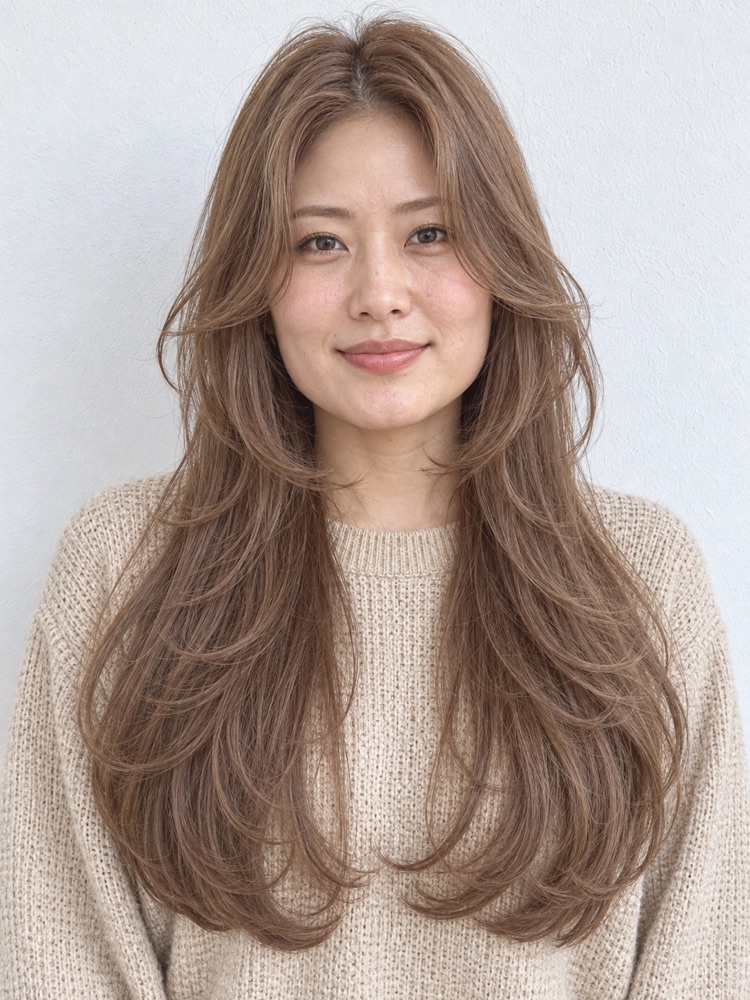 下顎寬臉・31 歲剪蝴蝶剪
