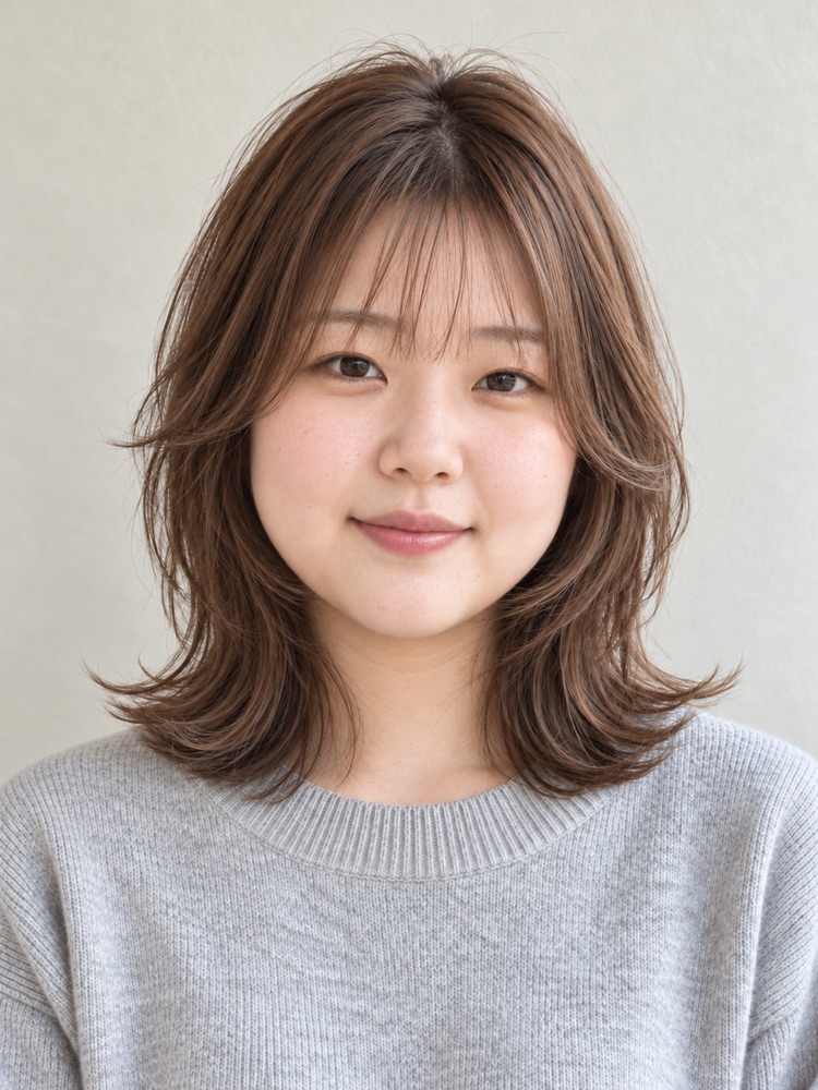 圓臉・24 歲剪赫西剪