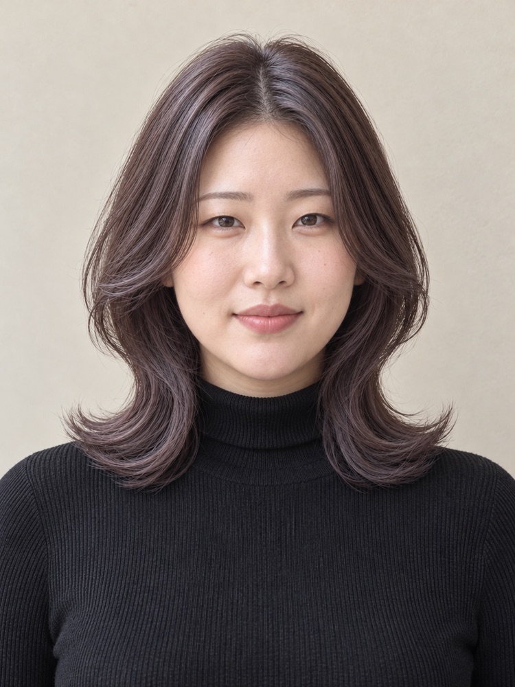 直線型骨架・28 歲剪收腰髮型