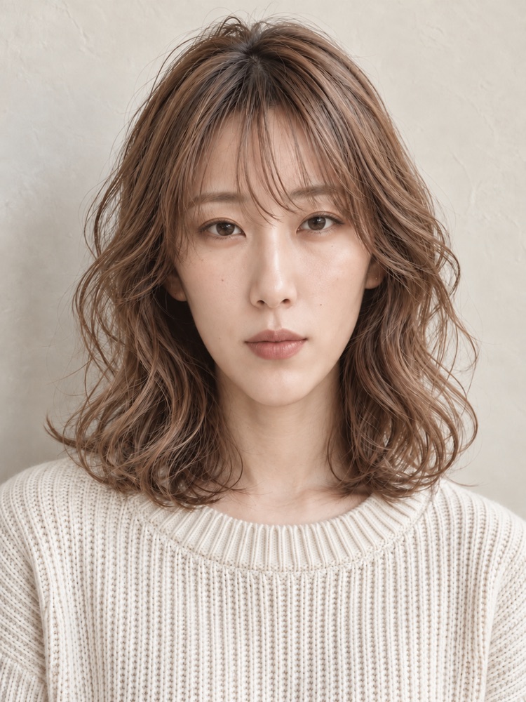 長臉・29 歲剪空氣感微捲燙