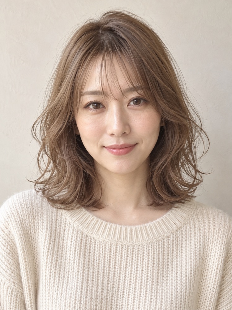 倒三角臉・31 歲剪空氣感微捲燙