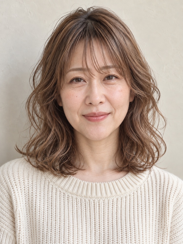 40 多歲・45 歲剪空氣感微捲燙