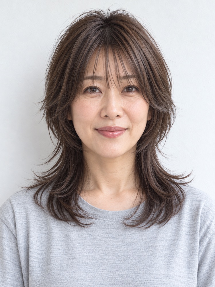 50 多歲・53 歲剪狼尾頭