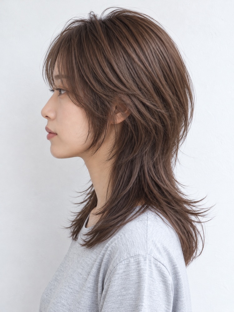 後腦扁・26 歲剪狼尾頭