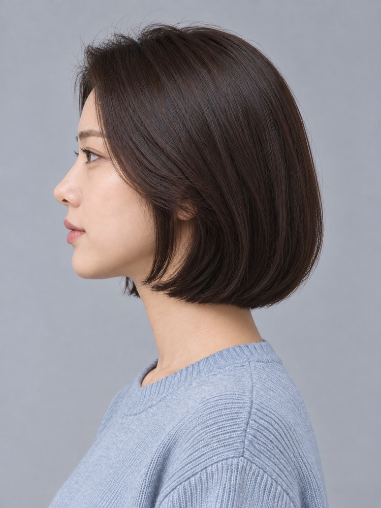 後腦扁・27 歲剪鮑伯頭