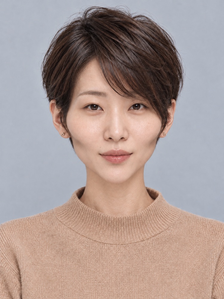 菱形臉・33 歲剪精靈短髮
