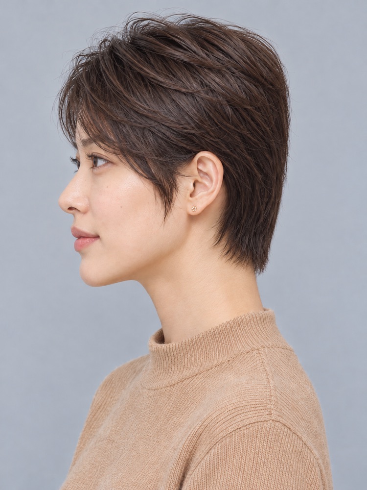 後腦扁・30 歲剪精靈短髮