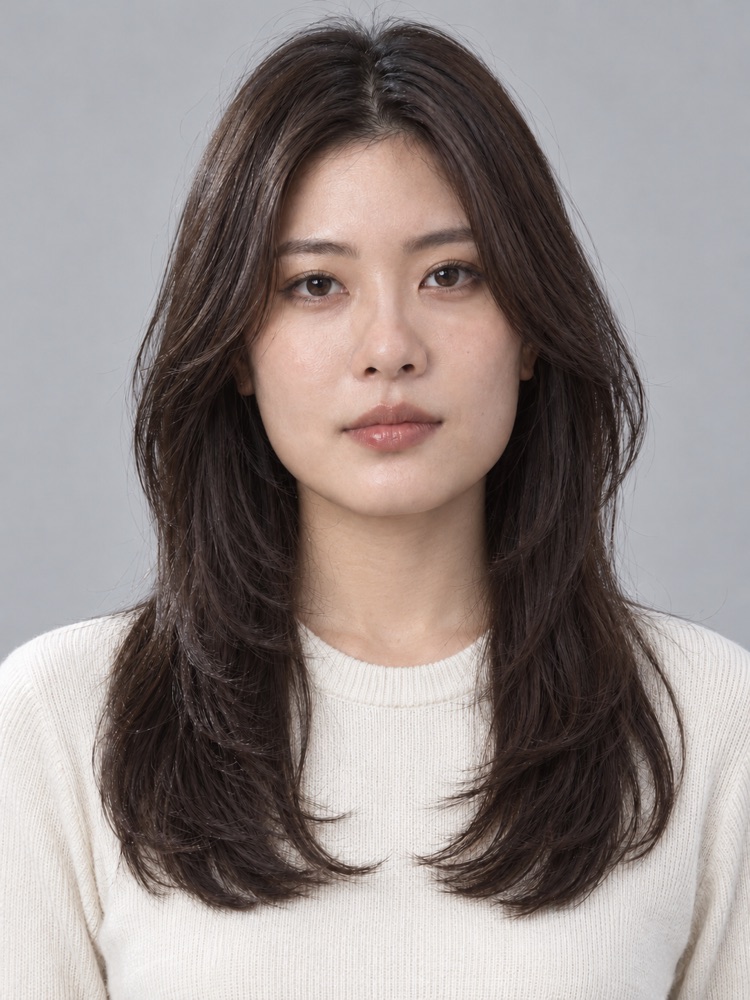 方臉・下顎寬・27 歲剪層次剪