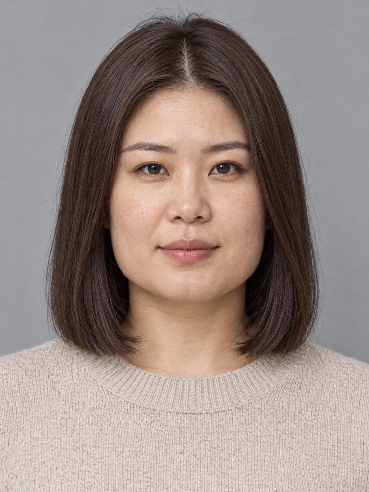 方臉・下顎寬・33 歲剪長鮑伯