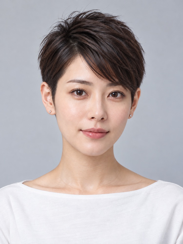 精靈短髮正面