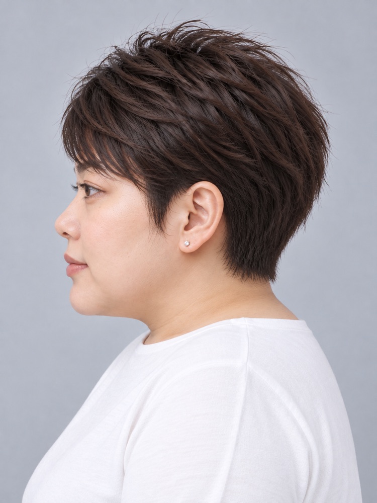 脖子短・33 歲剪精靈短髮