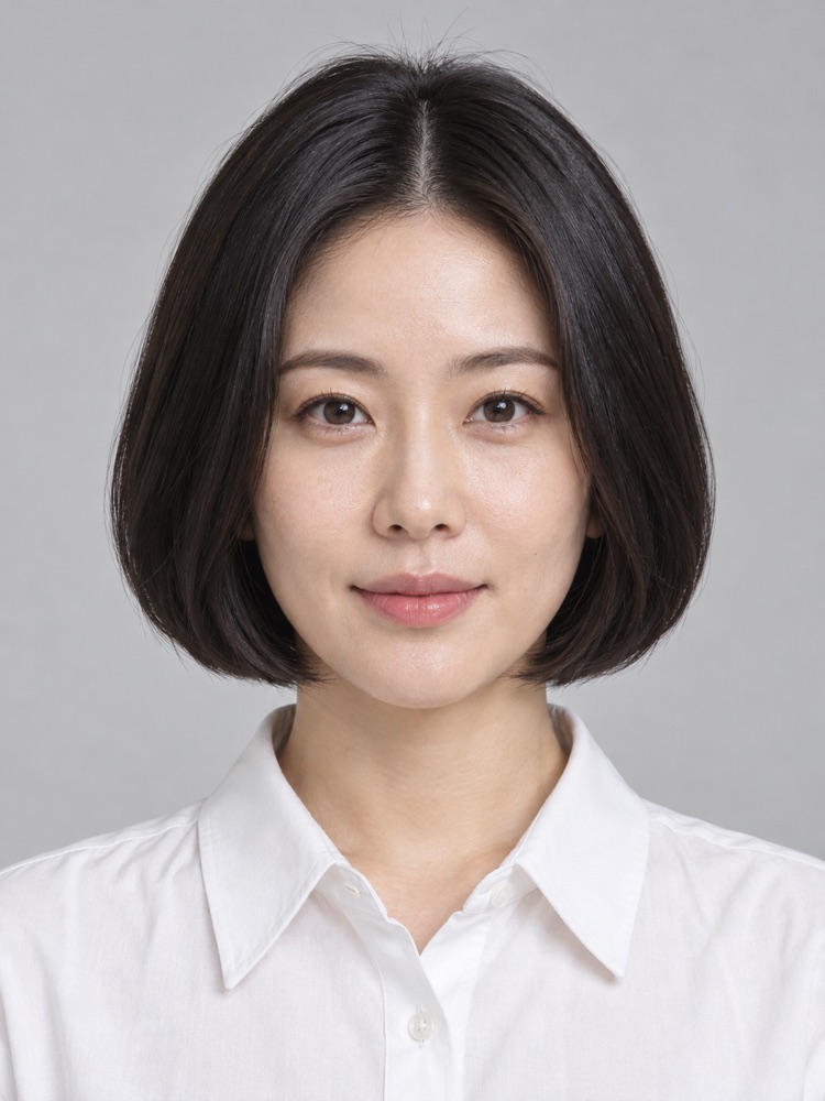 宋慧喬同款：下巴內彎鮑伯頭（虛構模特兒）