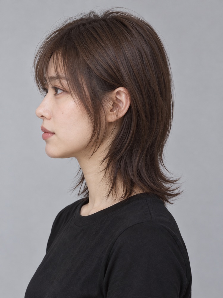 後腦扁・28 歲剪狼尾頭