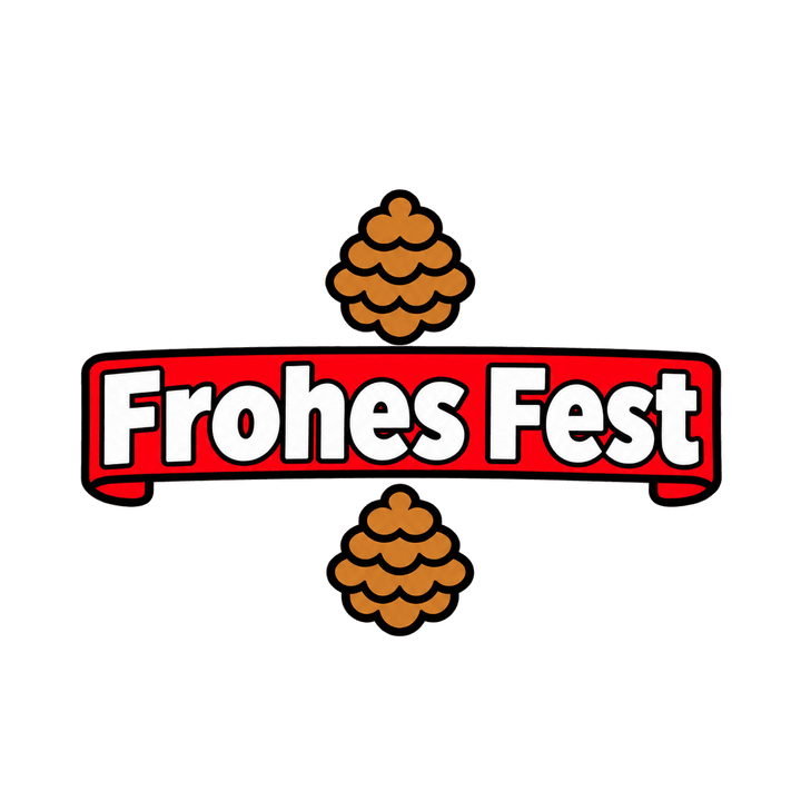 Banner-Schriftzug Frohes Fest – Weihnachten Clipart, transparentes PNG