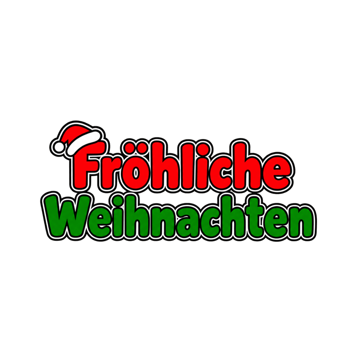 Rot-grüner Block-Schriftzug Fröhliche Weihnachten – Weihnachten Clipart, transparentes PNG