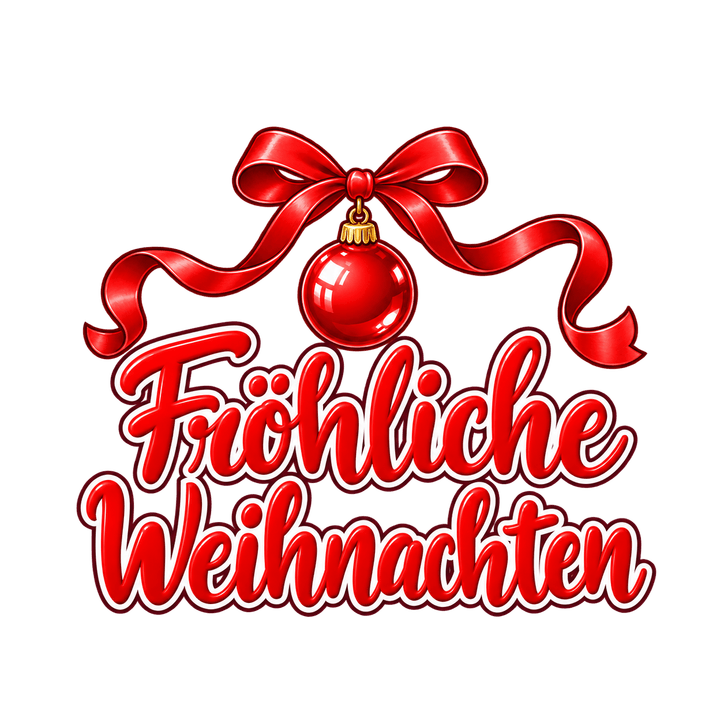Roter Pinsel-Schriftzug Fröhliche Weihnachten – Weihnachten Clipart, transparentes PNG