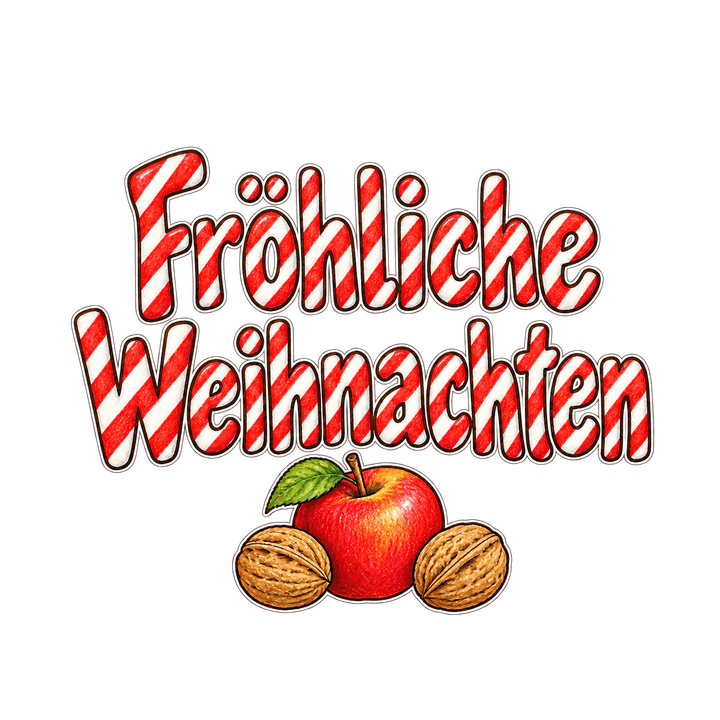 Zuckerstangen-Schriftzug Fröhliche Weihnachten – Weihnachten Clipart, transparentes PNG