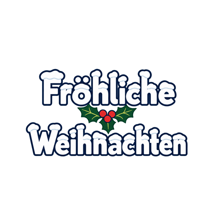 Verschneiter Schriftzug Fröhliche Weihnachten – Weihnachten Clipart, transparentes PNG