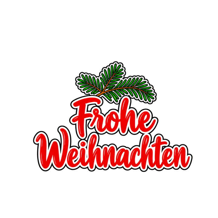 Roter Pinsel-Schriftzug Frohe Weihnachten – Weihnachten Clipart, transparentes PNG