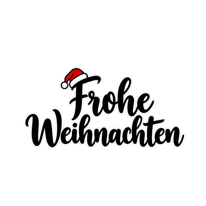 Schwarzer Schriftzug Frohe Weihnachten – Weihnachten Clipart, transparentes PNG