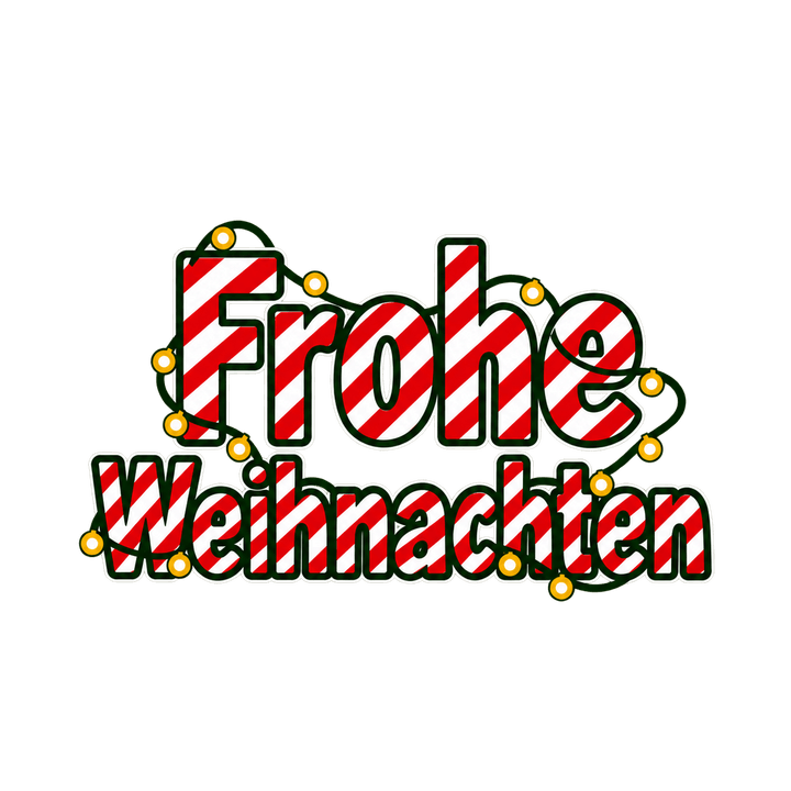 Zuckerstangen-Schriftzug Frohe Weihnachten – Weihnachten Clipart, transparentes PNG