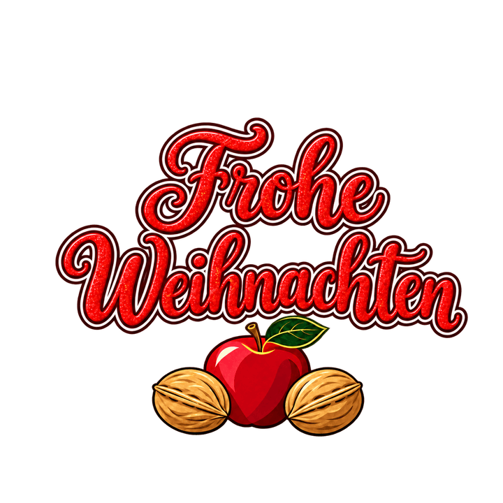 Roter Glitzer-Schriftzug Frohe Weihnachten – Weihnachten Clipart, transparentes PNG